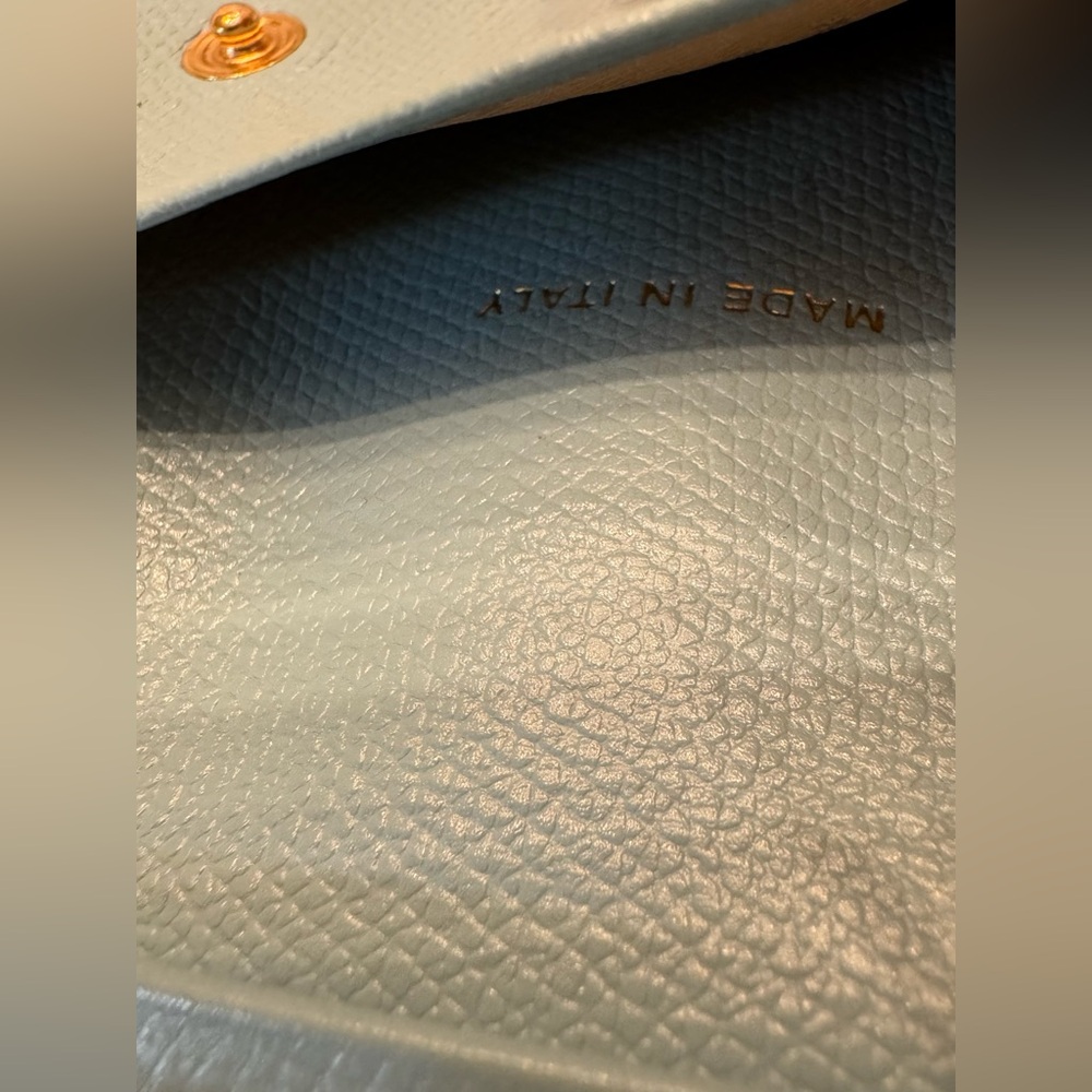 Vintage Chanel Teal Caviar Leather 6-Key Holder & Card Wallet - 2003, Rare Color - Picture 12 of 15